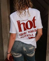 Hot Girls Watch Formula 1 Oversized T-Shirt – Bold Racing Fan Statement Tee